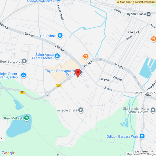 Lokalizacja Lexus Rybnik