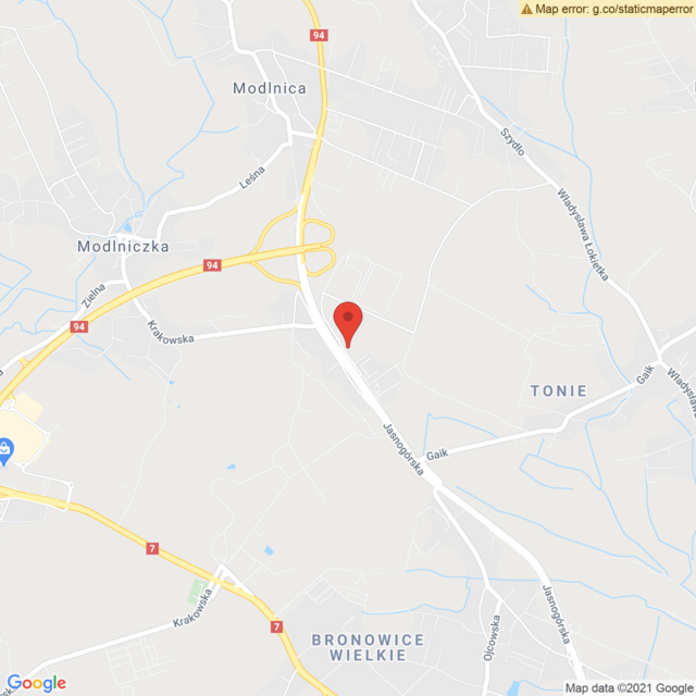 Lokalizacja Kraków Bronowice Toyota Dobrygowski